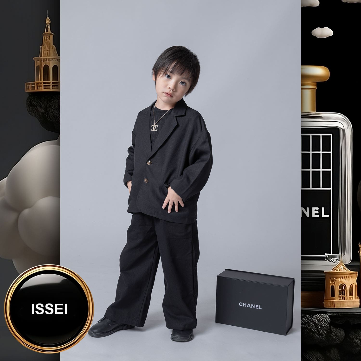 042 Kids Tokei on Runway Magazine World Kids Audition 2023 Chanel