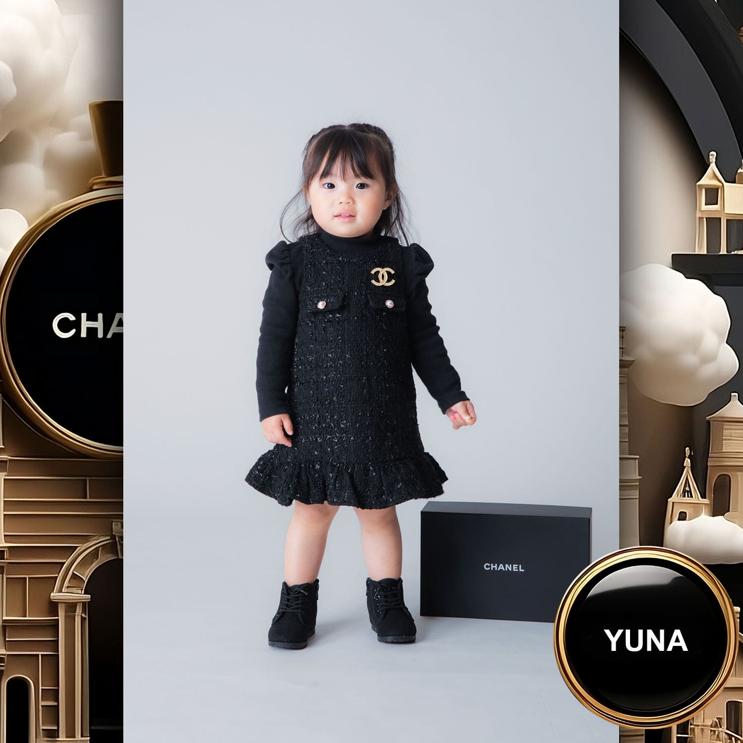 043 Kids Tokei on Runway Magazine World Kids Audition 2023 Chanel