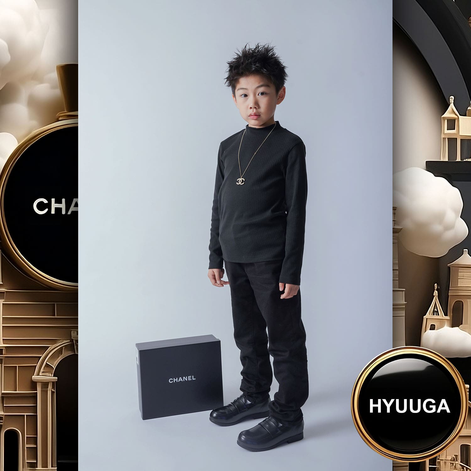 049 Kids Tokei on Runway Magazine World Kids Audition 2023 Chanel