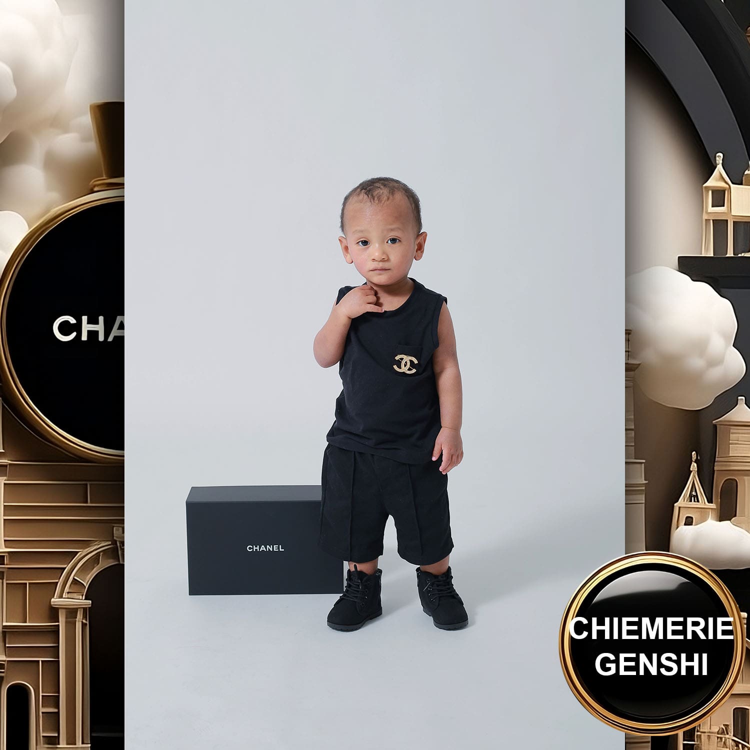 061 Kids Tokei on Runway Magazine World Kids Audition 2023 Chanel