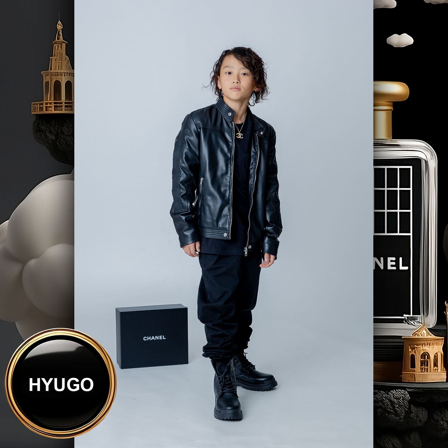 064 Kids Tokei on Runway Magazine World Kids Audition 2023 Chanel