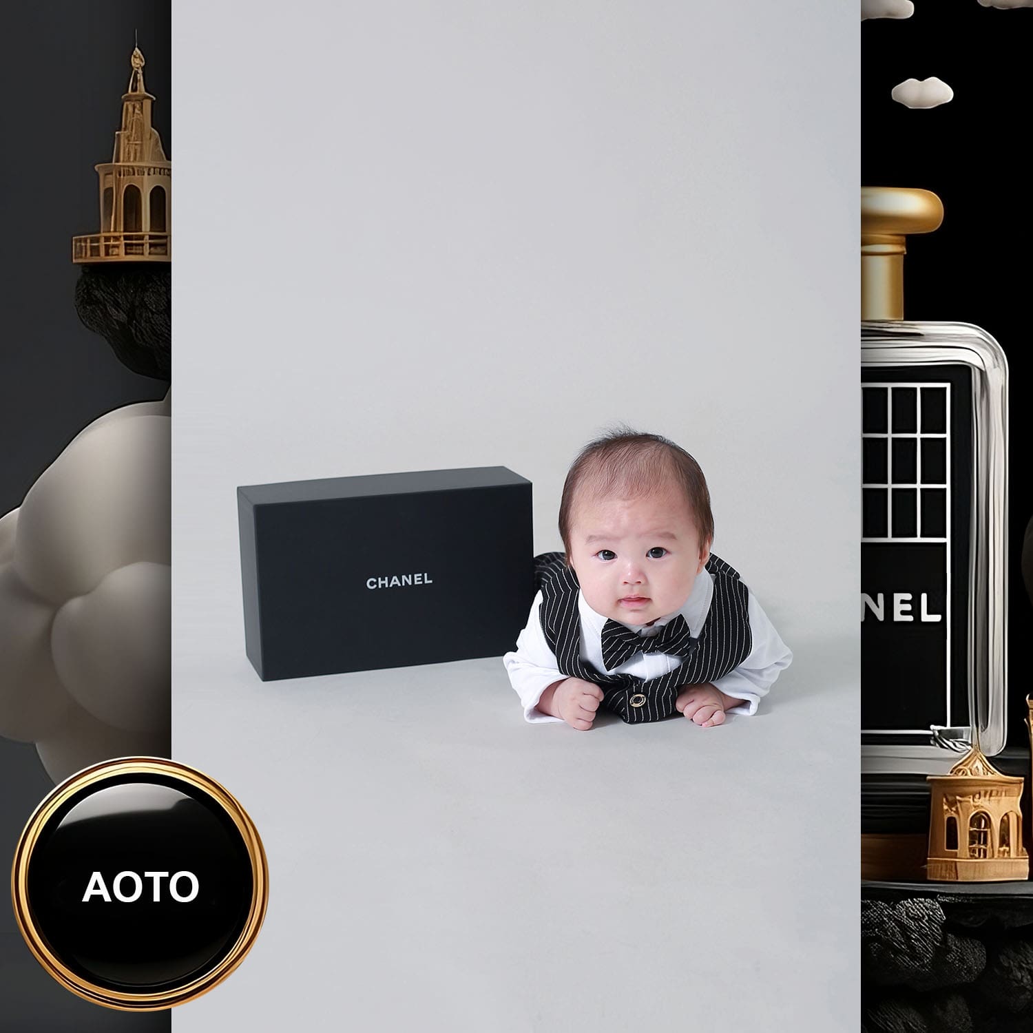 066 Kids Tokei on Runway Magazine World Kids Audition 2023 Chanel