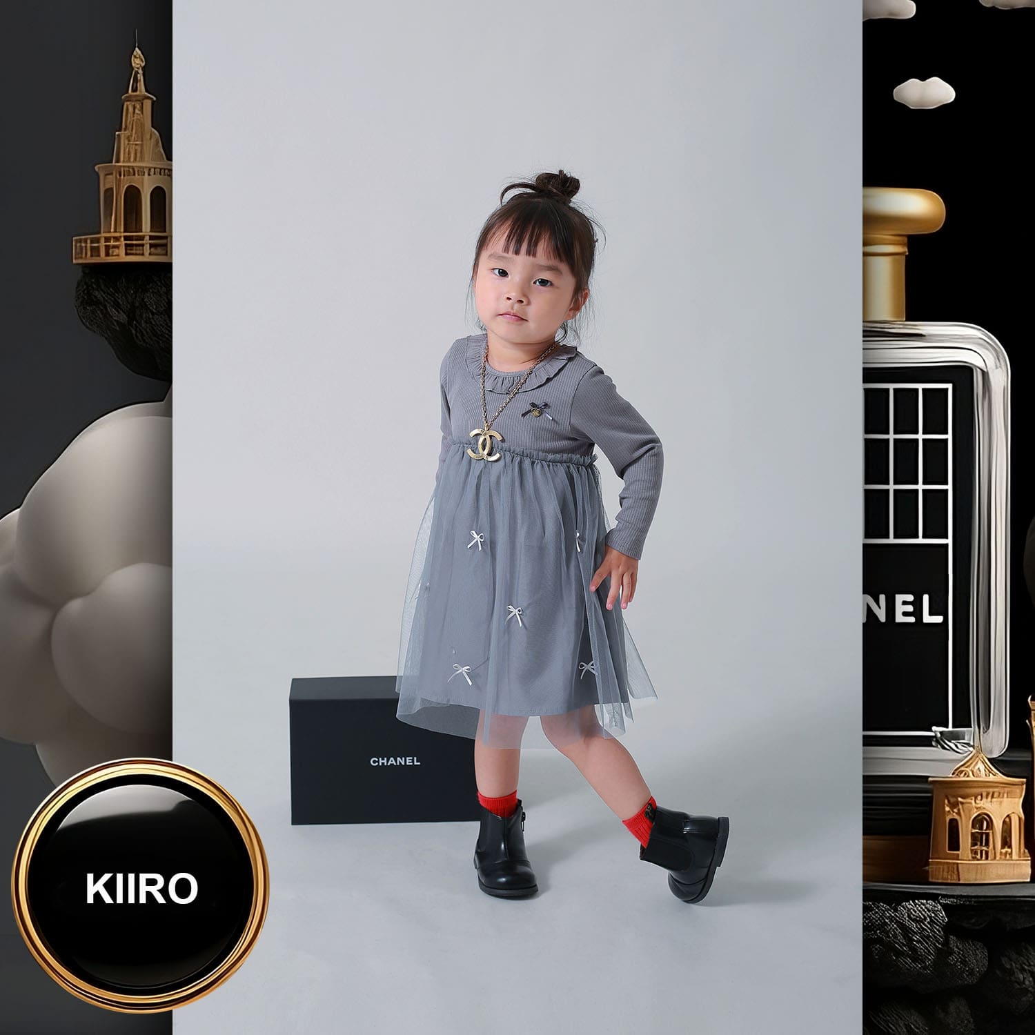 068 Kids Tokei on Runway Magazine World Kids Audition 2023 Chanel