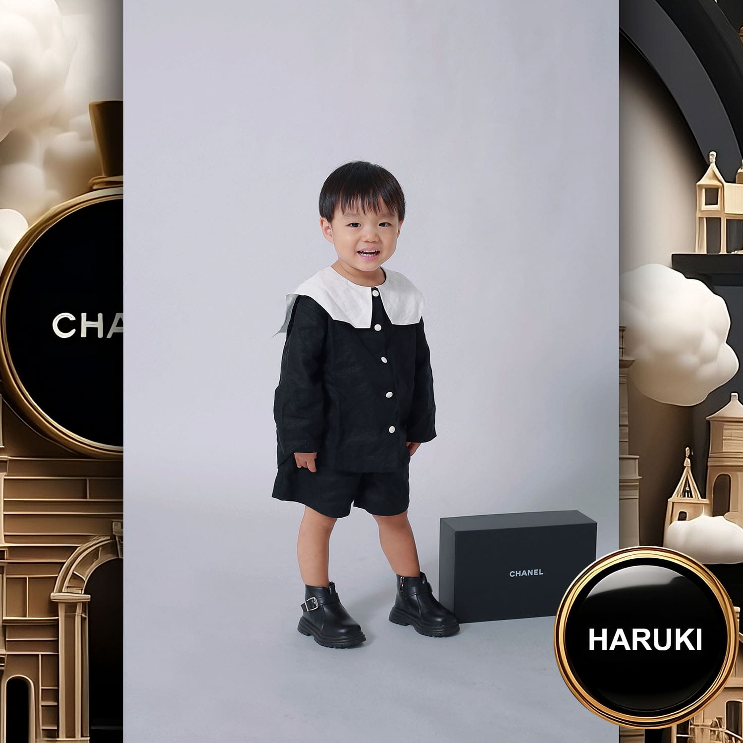 069 Kids Tokei on Runway Magazine World Kids Audition 2023 Chanel