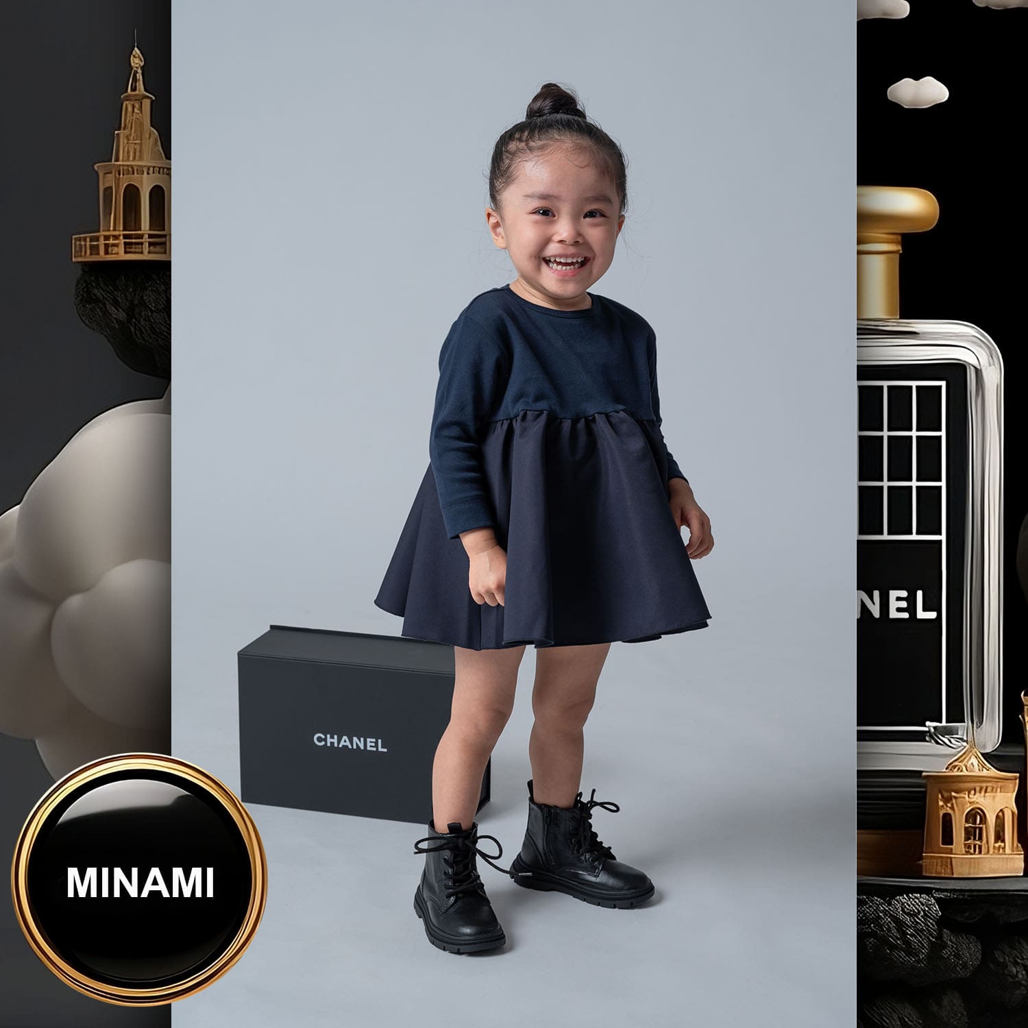 078 Kids Tokei on Runway Magazine World Kids Audition 2023 Chanel