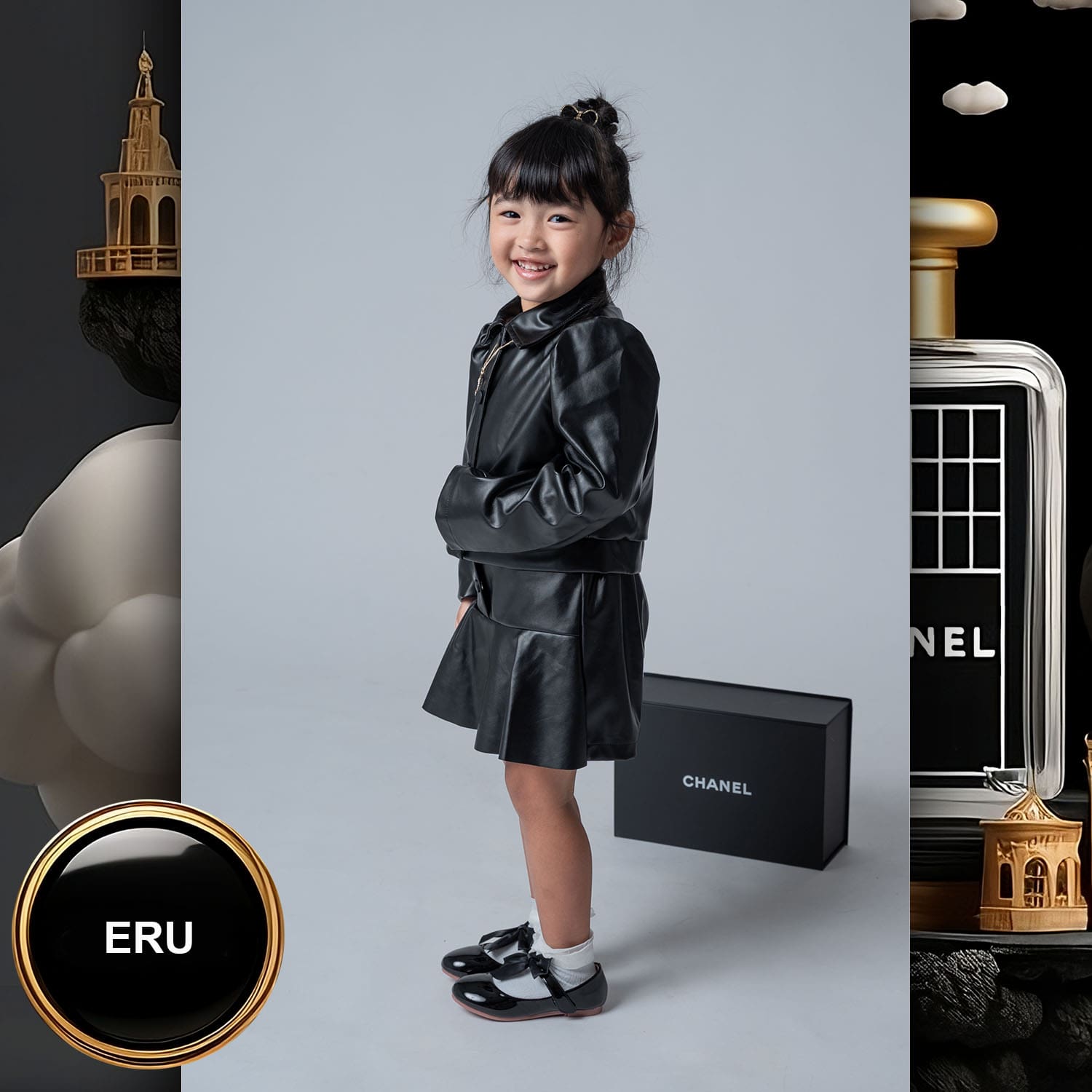 086 Kids Tokei on Runway Magazine World Kids Audition 2023 Chanel