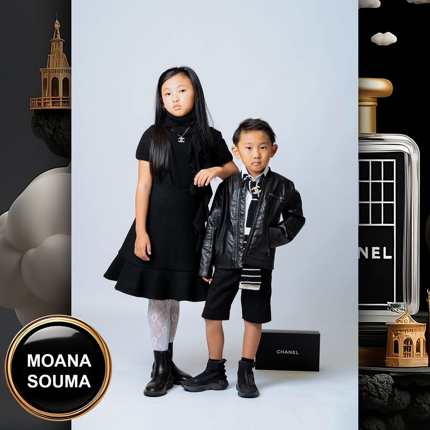 090 Kids Tokei on Runway Magazine World Kids Audition 2023 Chanel