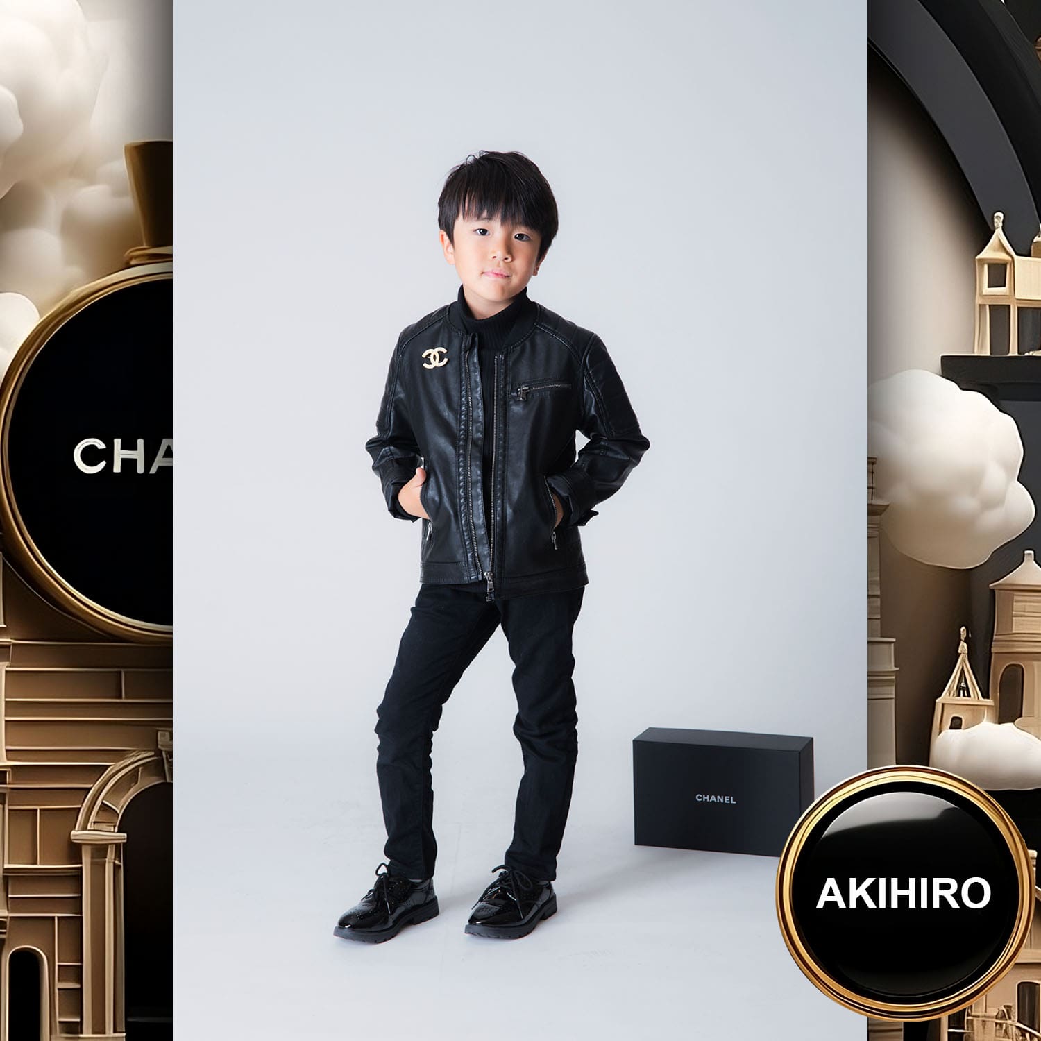 095 Kids Tokei on Runway Magazine World Kids Audition 2023 Chanel