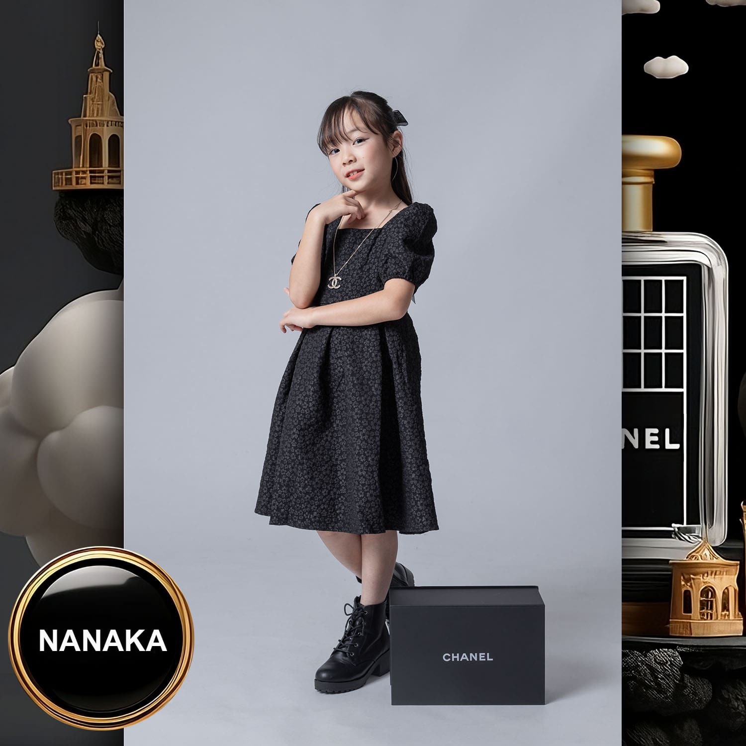 098 Kids Tokei on Runway Magazine World Kids Audition 2023 Chanel