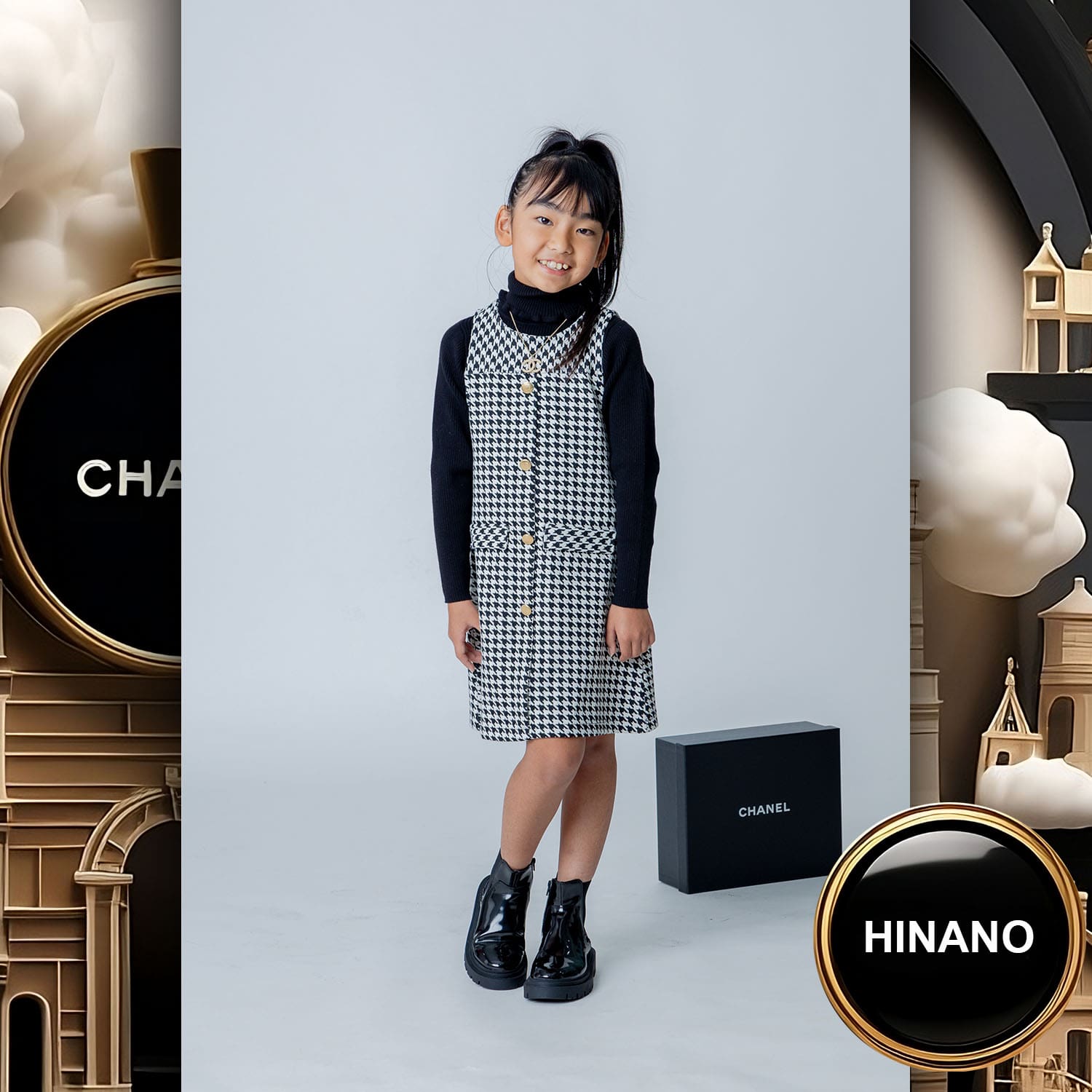 099 Kids Tokei on Runway Magazine World Kids Audition 2023 Chanel