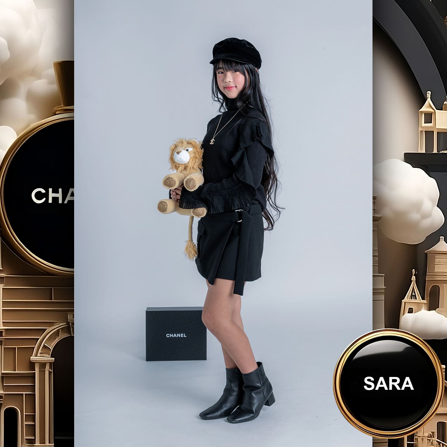 101 Kids Tokei on Runway Magazine World Kids Audition 2023 Chanel