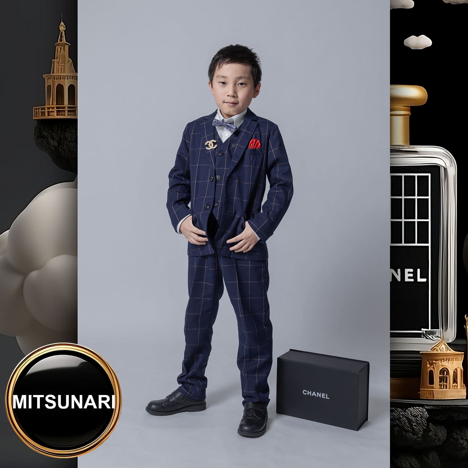102 Kids Tokei on Runway Magazine World Kids Audition 2023 Chanel
