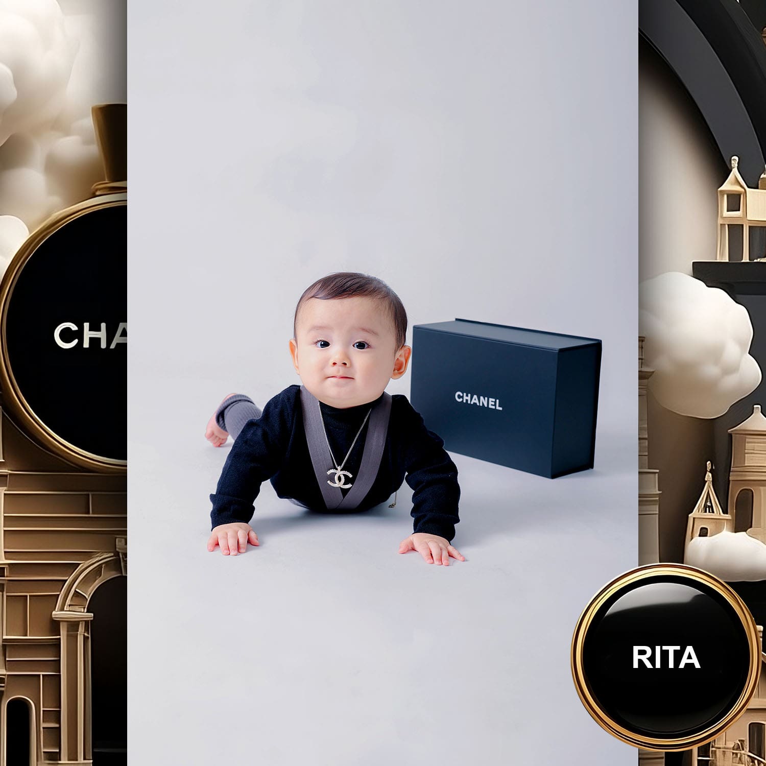 103 Kids Tokei on Runway Magazine World Kids Audition 2023 Chanel