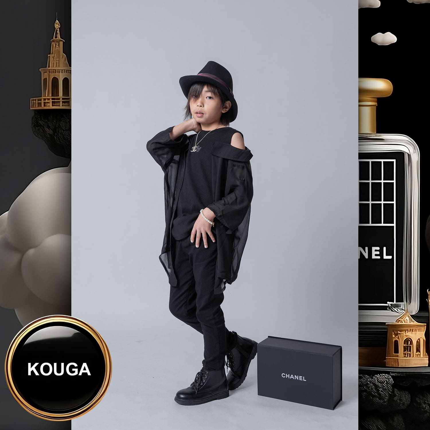104 Kids Tokei on Runway Magazine World Kids Audition 2023 Chanel