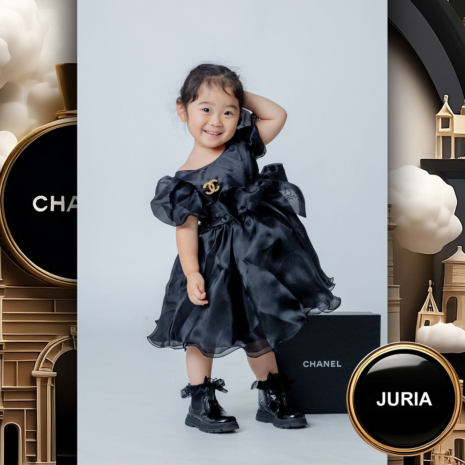 105 Kids Tokei on Runway Magazine World Kids Audition 2023 Chanel