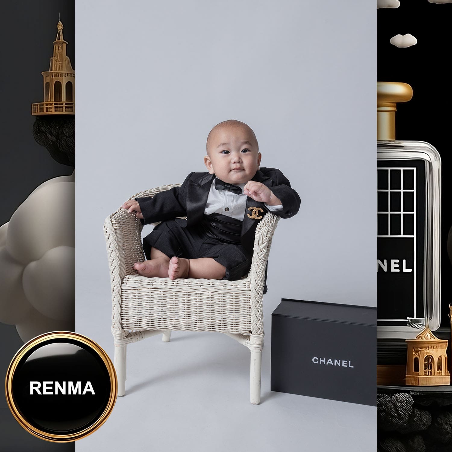 106 Kids Tokei on Runway Magazine World Kids Audition 2023 Chanel
