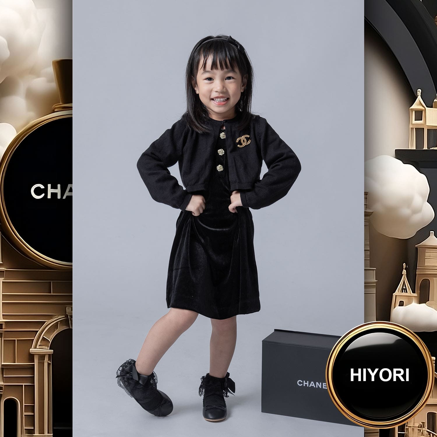 107 Kids Tokei on Runway Magazine World Kids Audition 2023 Chanel