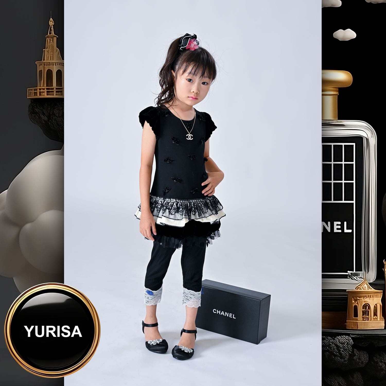 108 Kids Tokei on Runway Magazine World Kids Audition 2023 Chanel