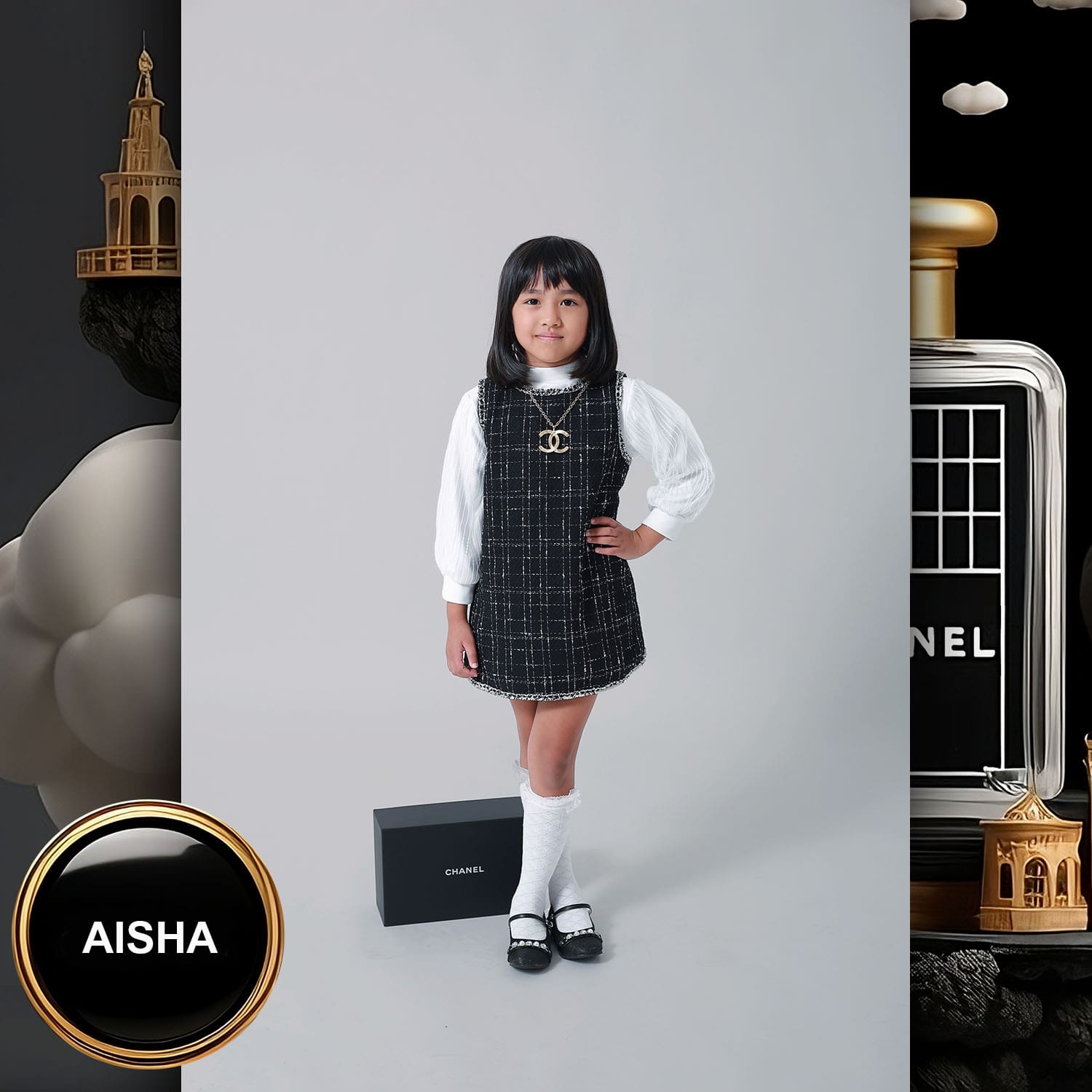 110 Kids Tokei on Runway Magazine World Kids Audition 2023 Chanel