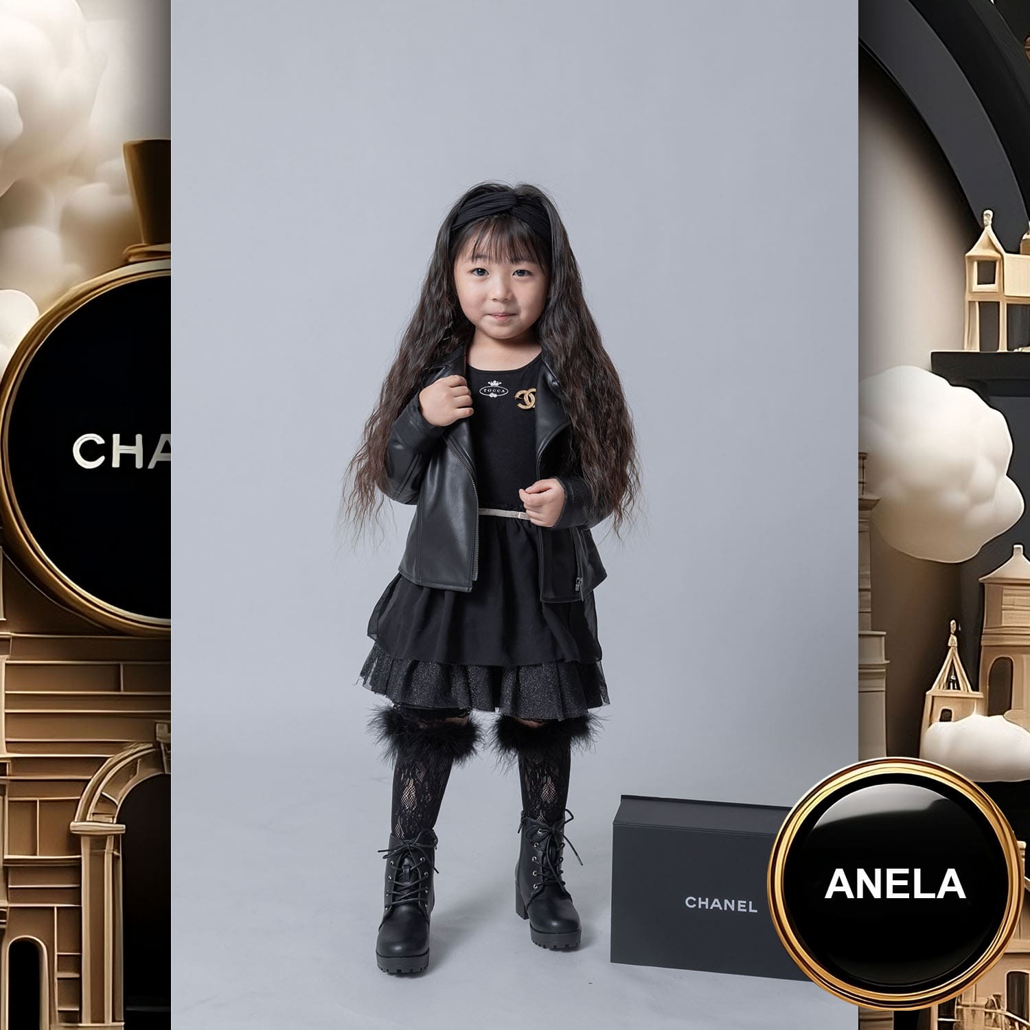 113 Kids Tokei on Runway Magazine World Kids Audition 2023 Chanel