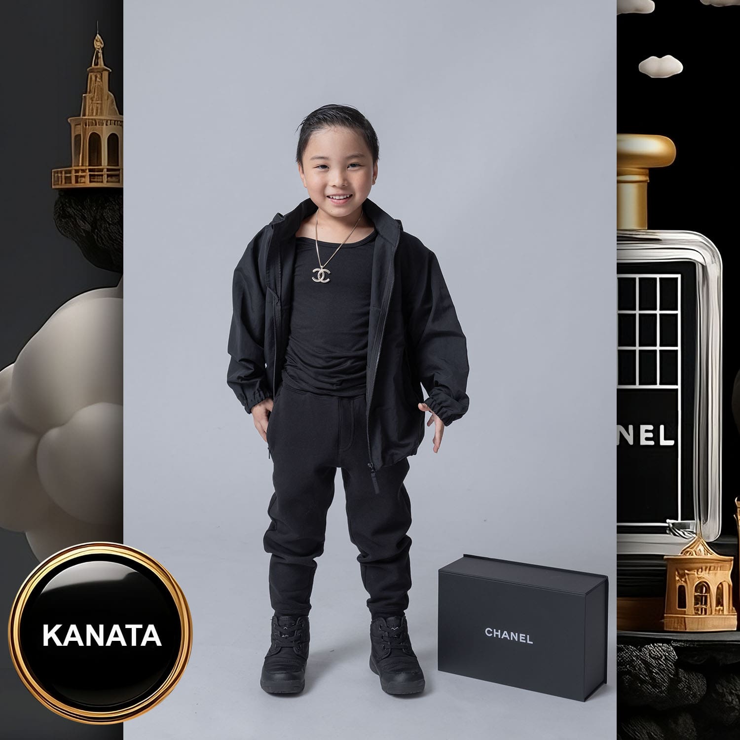114 Kids Tokei on Runway Magazine World Kids Audition 2023 Chanel