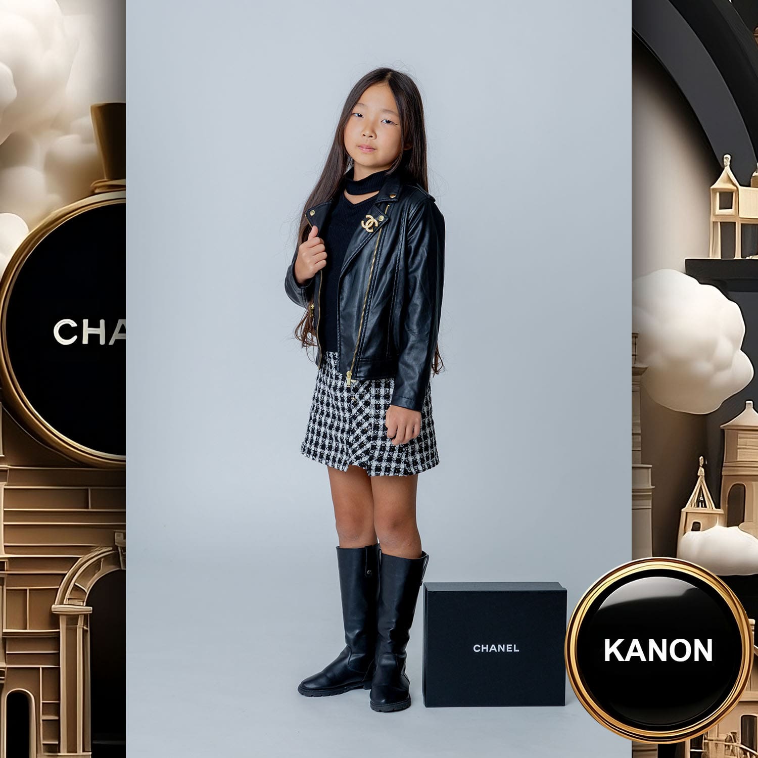 117 Kids Tokei on Runway Magazine World Kids Audition 2023 Chanel