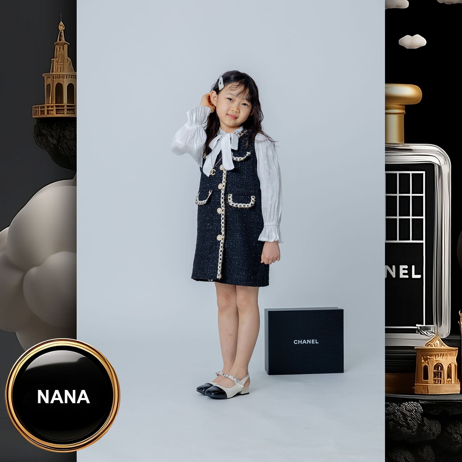 121 Kids Tokei on Runway Magazine World Kids Audition 2023 Chanel