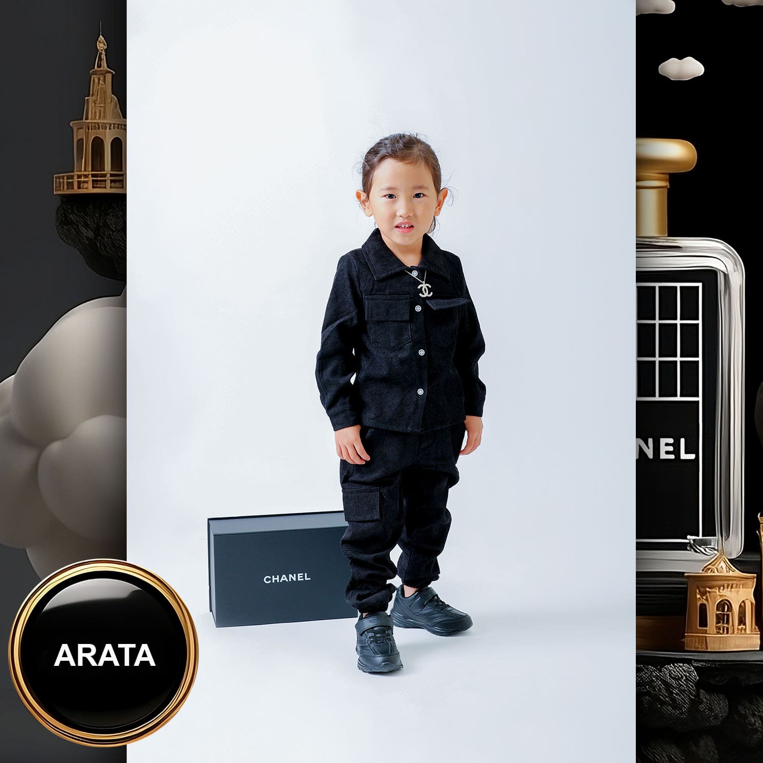 123 Kids Tokei on Runway Magazine World Kids Audition 2023 Chanel