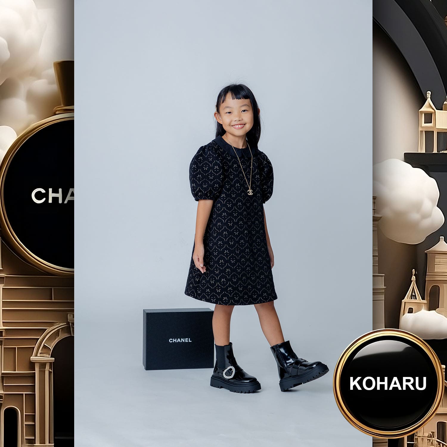 124 Kids Tokei on Runway Magazine World Kids Audition 2023 Chanel