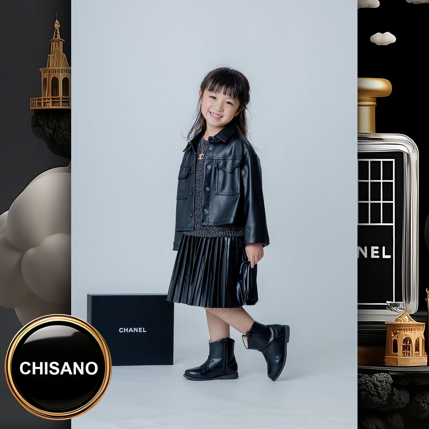 129 Kids Tokei on Runway Magazine World Kids Audition 2023 Chanel