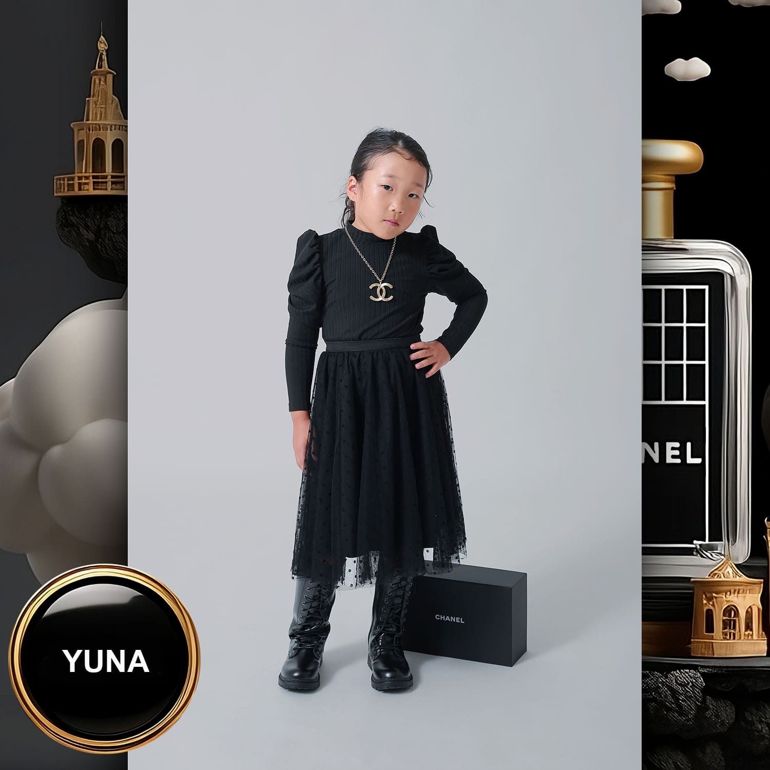 137 Kids Tokei on Runway Magazine World Kids Audition 2023 Chanel