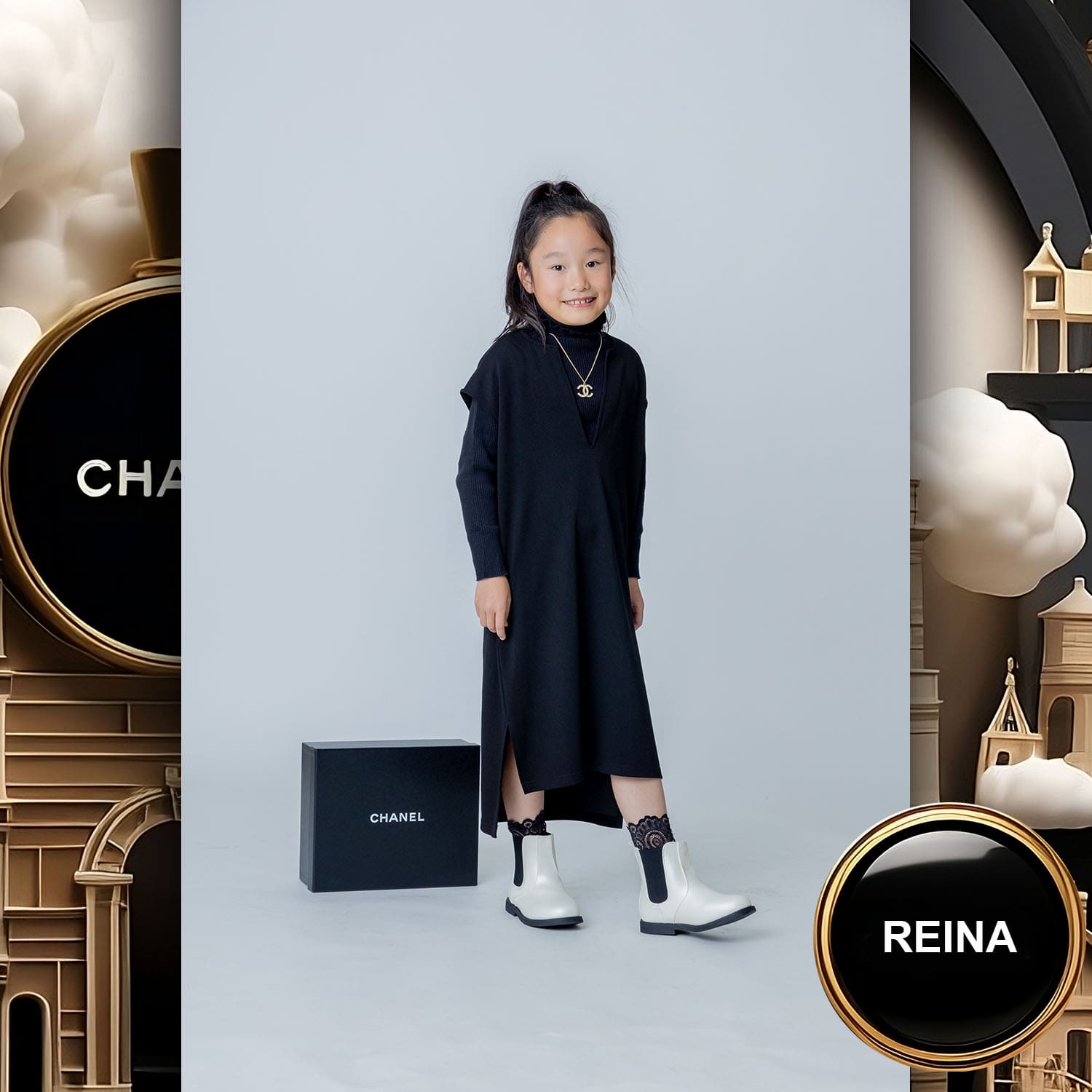 140 Kids Tokei on Runway Magazine World Kids Audition 2023 Chanel
