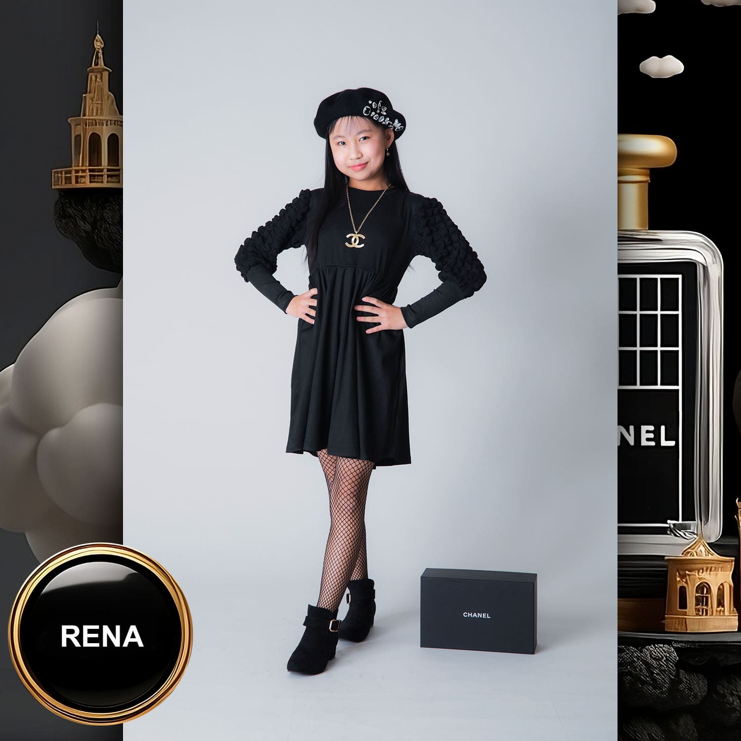 141 Kids Tokei on Runway Magazine World Kids Audition 2023 Chanel