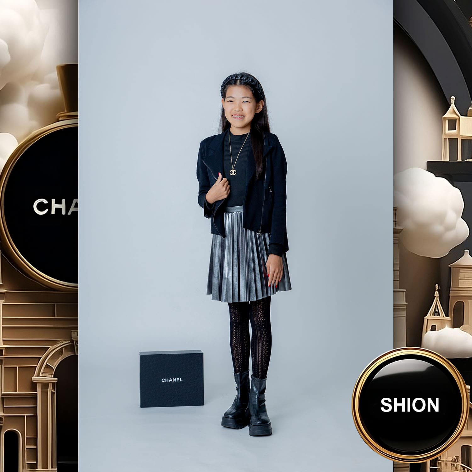 142 Kids Tokei on Runway Magazine World Kids Audition 2023 Chanel