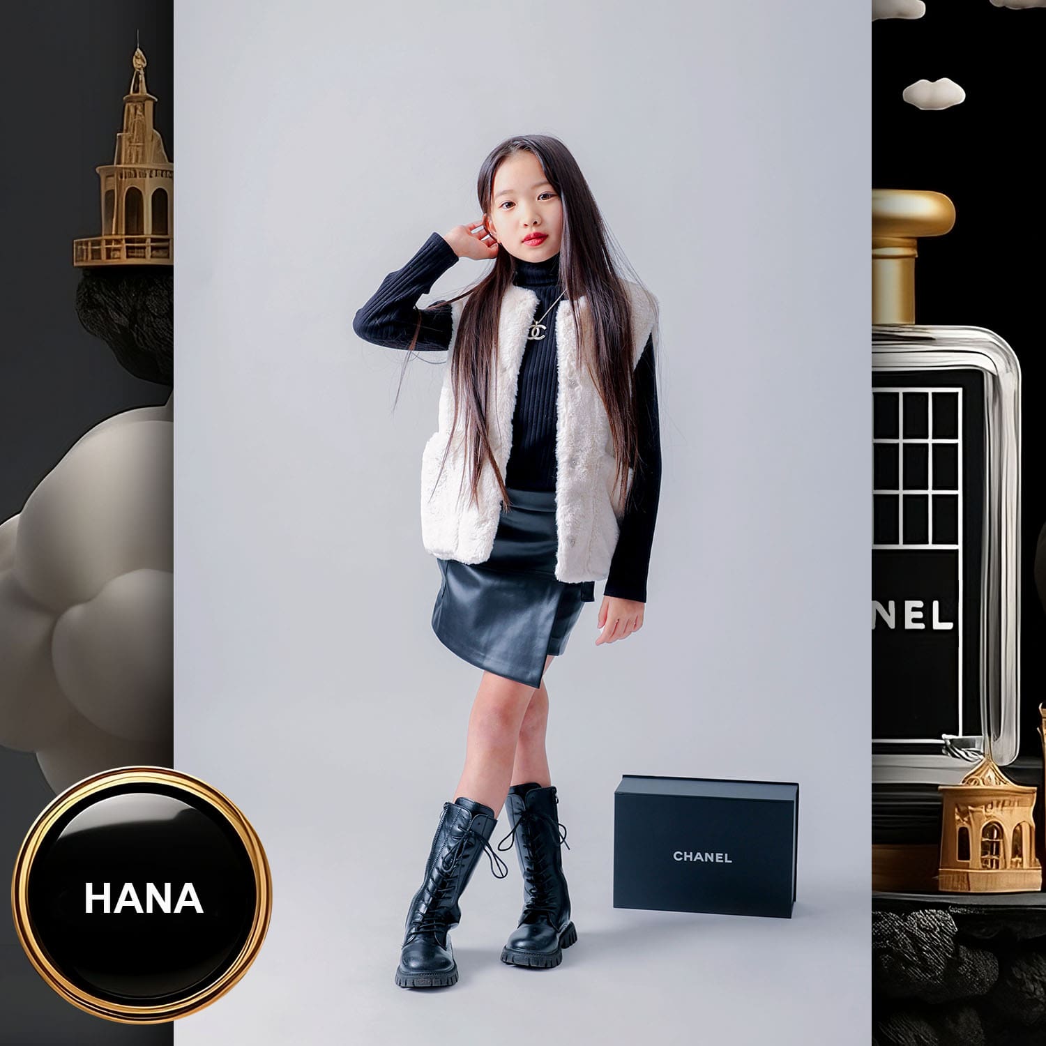 145 Kids Tokei on Runway Magazine World Kids Audition 2023 Chanel