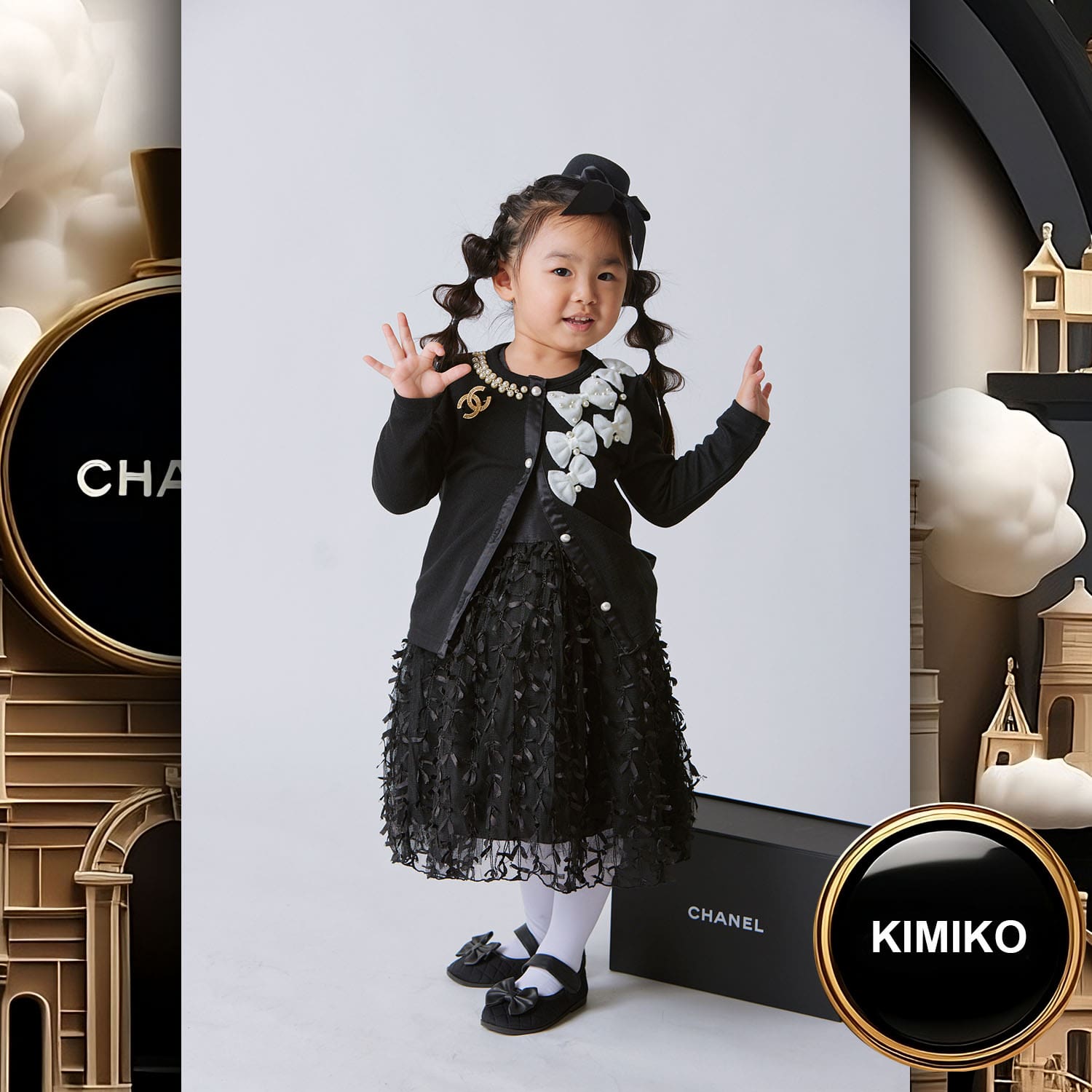 148 Kids Tokei on Runway Magazine World Kids Audition 2023 Chanel