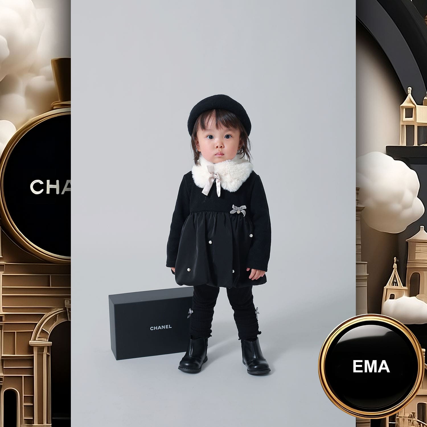 152 Kids Tokei on Runway Magazine World Kids Audition 2023 Chanel