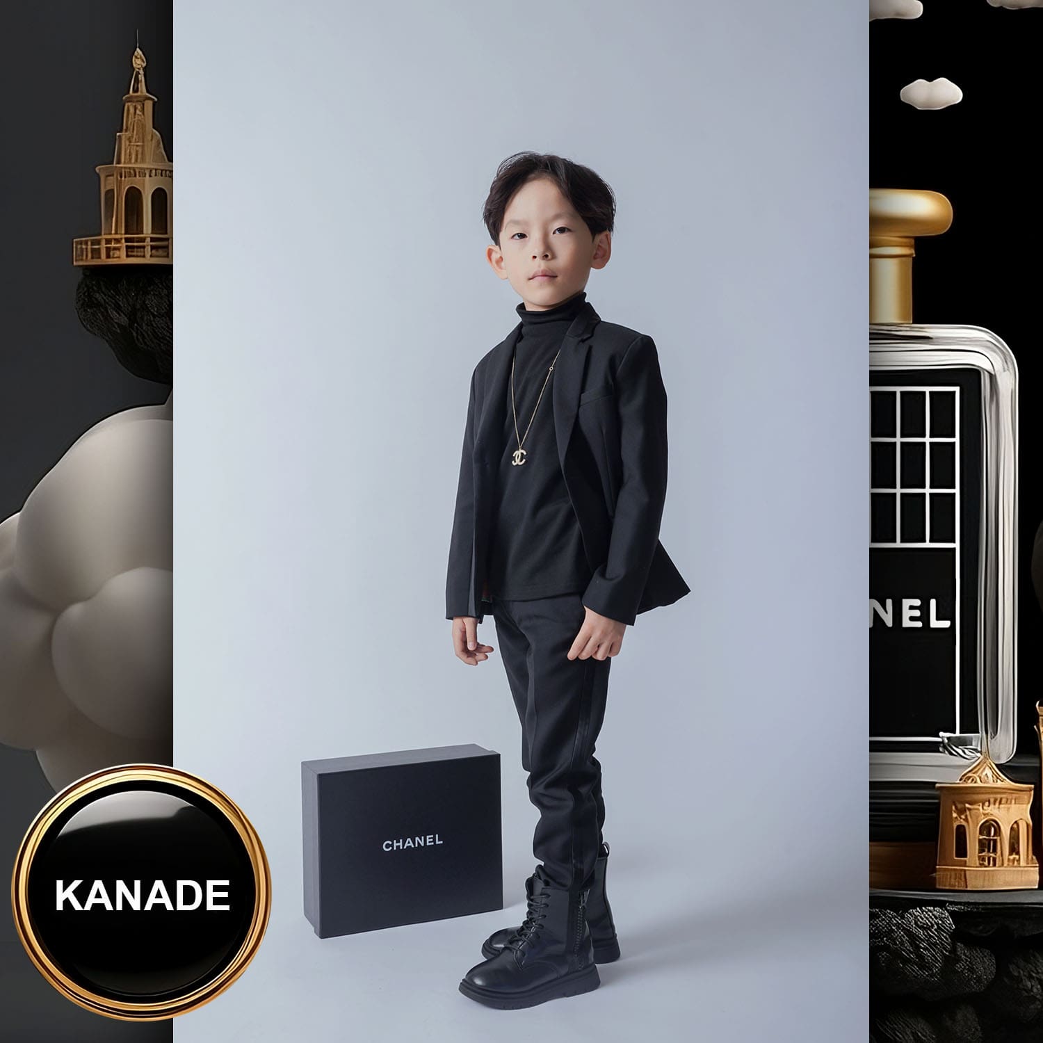 153 Kids Tokei on Runway Magazine World Kids Audition 2023 Chanel