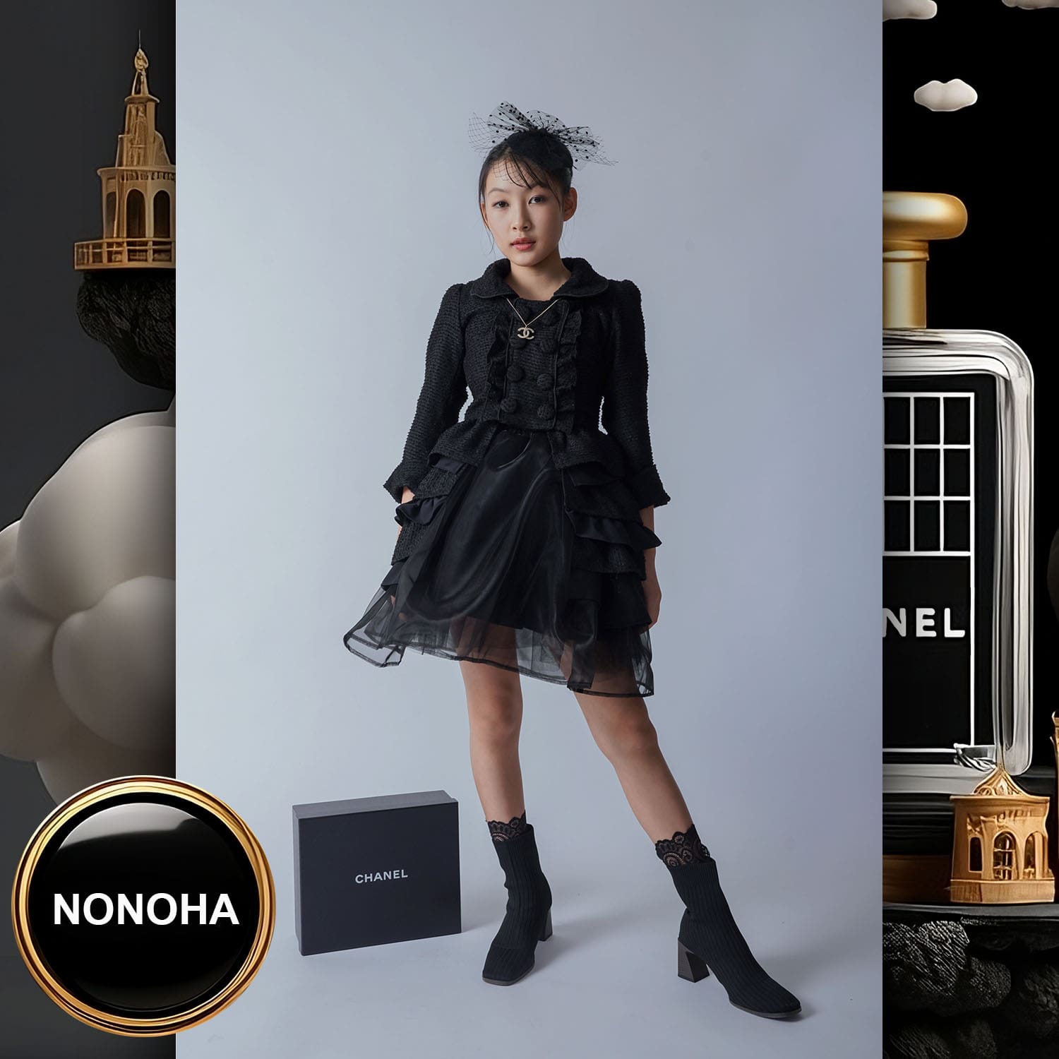155 Kids Tokei on Runway Magazine World Kids Audition 2023 Chanel