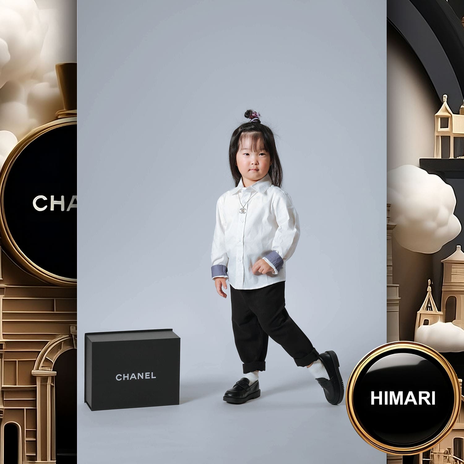 158 Kids Tokei on Runway Magazine World Kids Audition 2023 Chanel