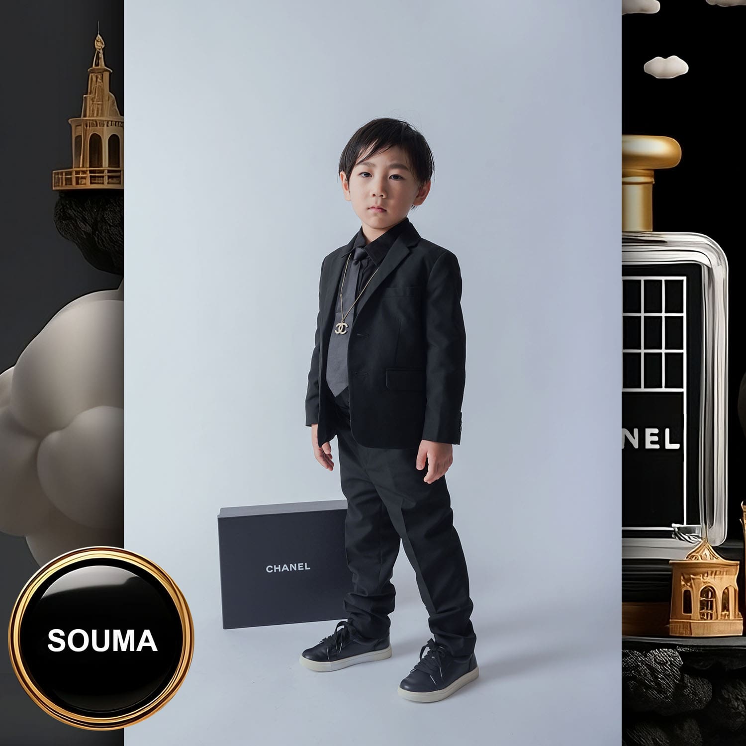 161 Kids Tokei on Runway Magazine World Kids Audition 2023 Chanel