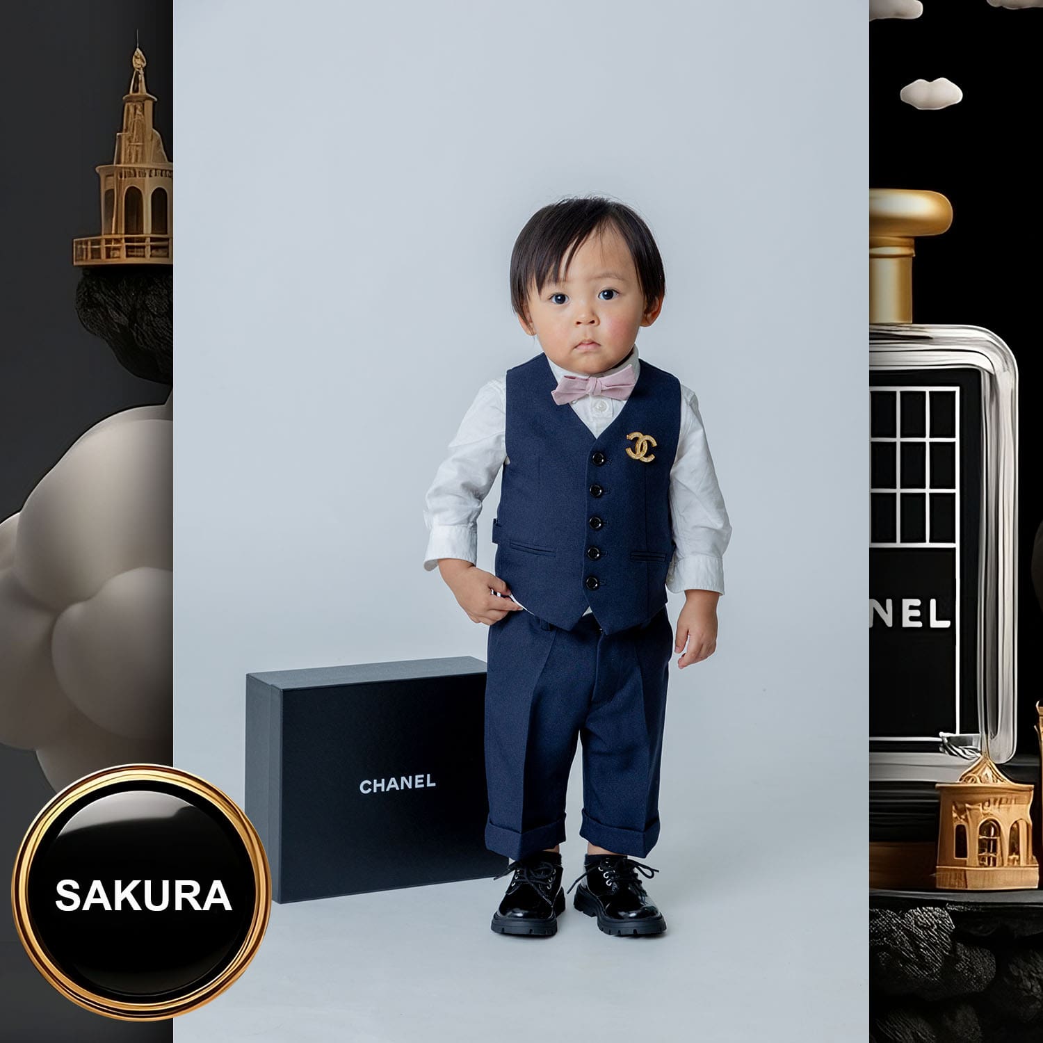 164 Kids Tokei on Runway Magazine World Kids Audition 2023 Chanel