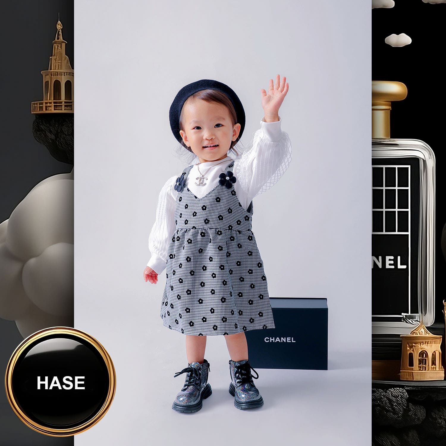 168 Kids Tokei on Runway Magazine World Kids Audition 2023 Chanel