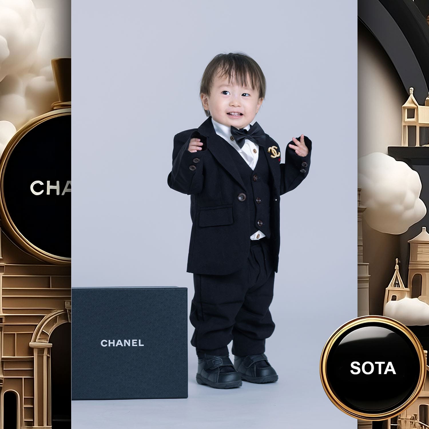 171 Kids Tokei on Runway Magazine World Kids Audition 2023 Chanel
