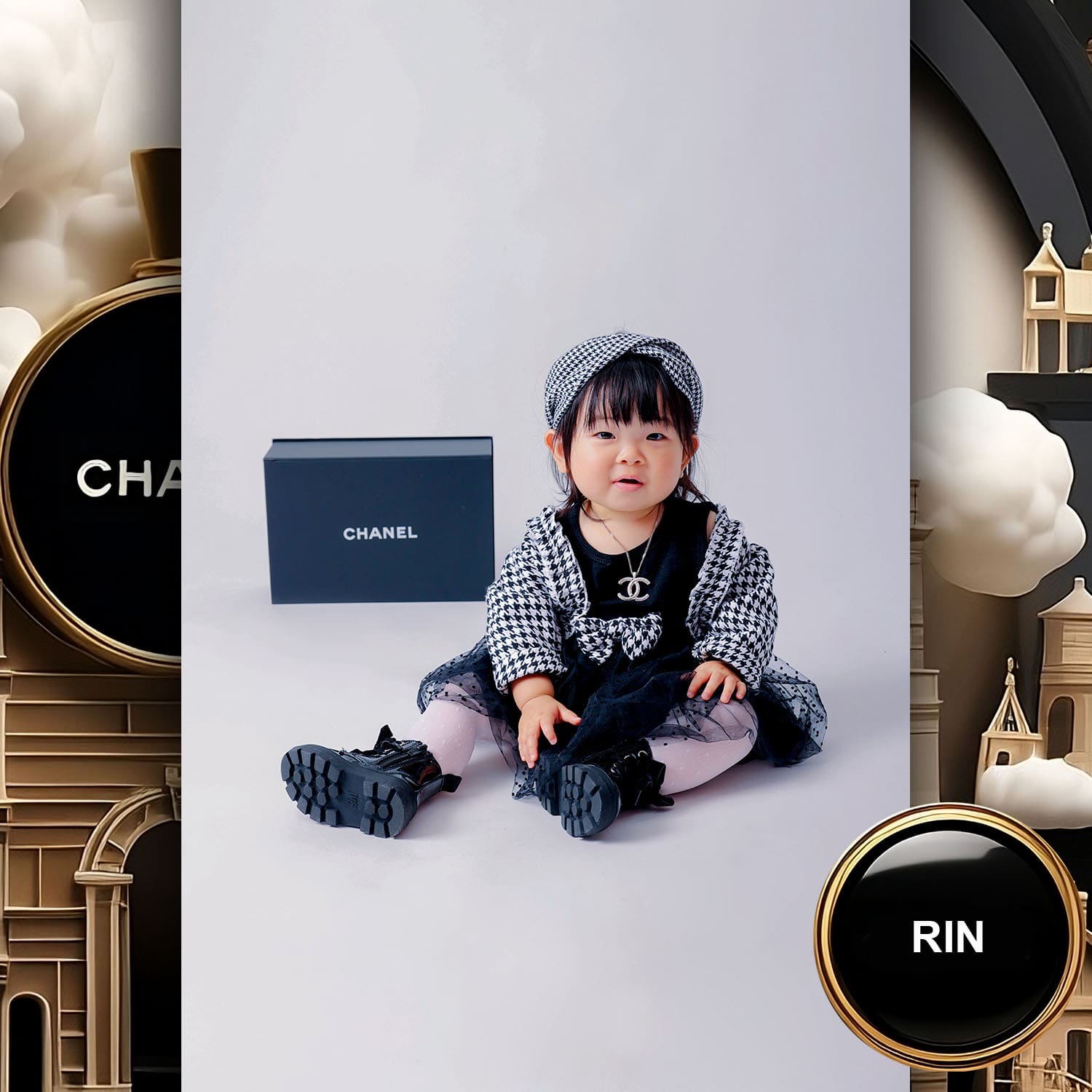 173 Kids Tokei on Runway Magazine World Kids Audition 2023 Chanel