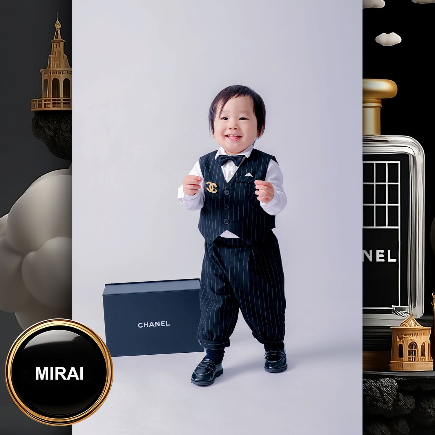 174 Kids Tokei on Runway Magazine World Kids Audition 2023 Chanel