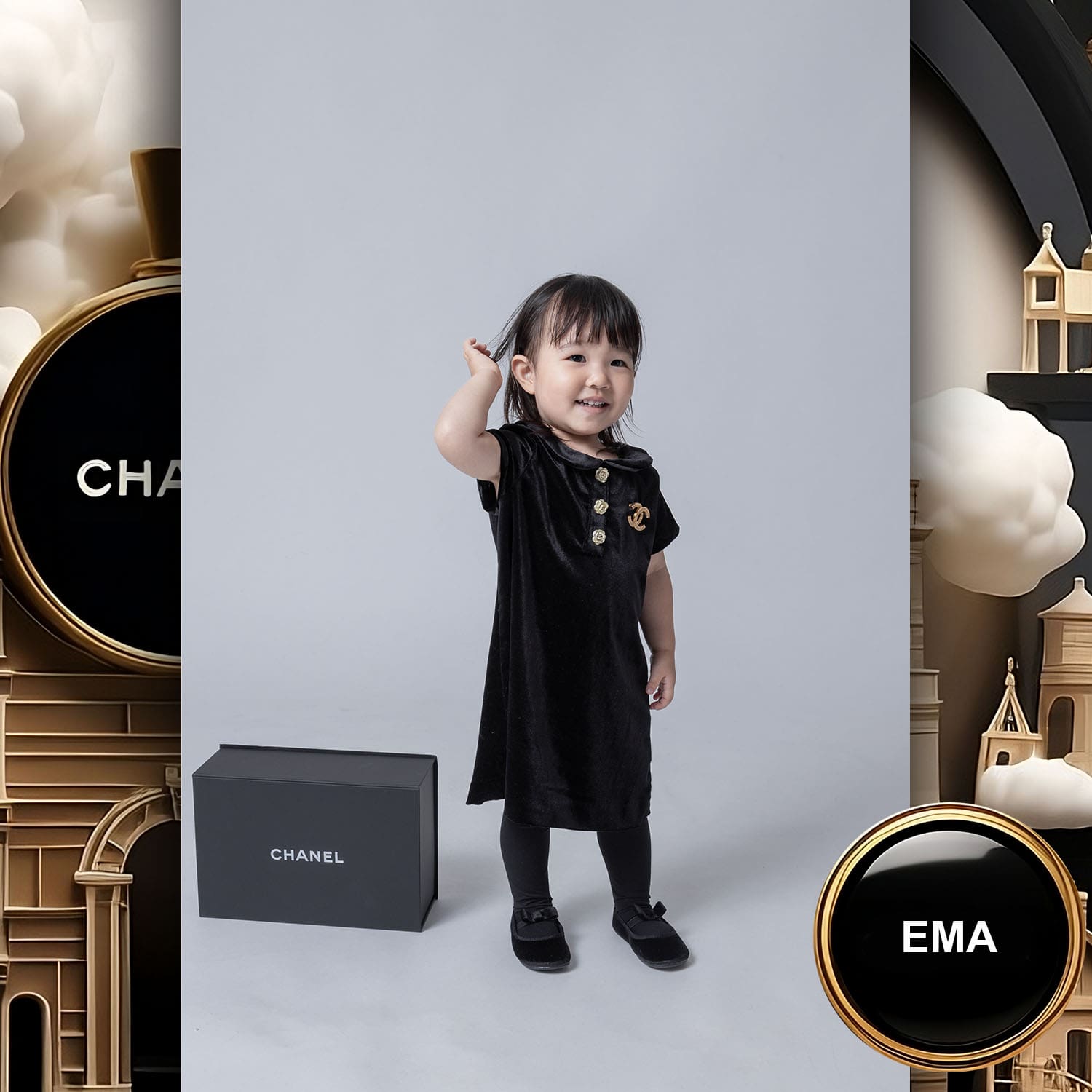 177 Kids Tokei on Runway Magazine World Kids Audition 2023 Chanel