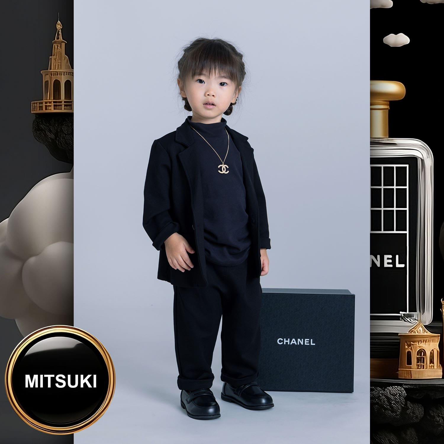 184 Kids Tokei on Runway Magazine World Kids Audition 2023 Chanel