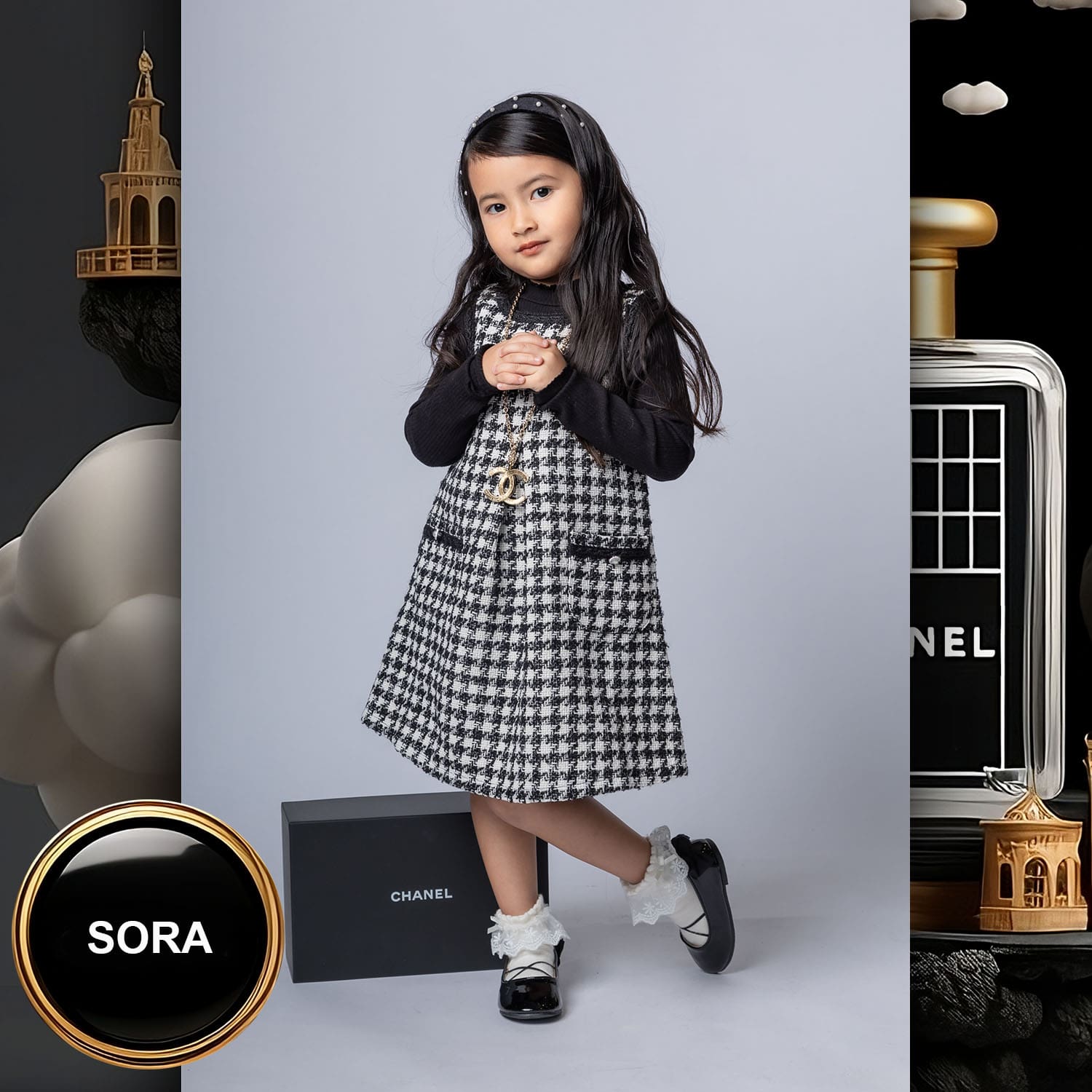 188 Kids Tokei on Runway Magazine World Kids Audition 2023 Chanel