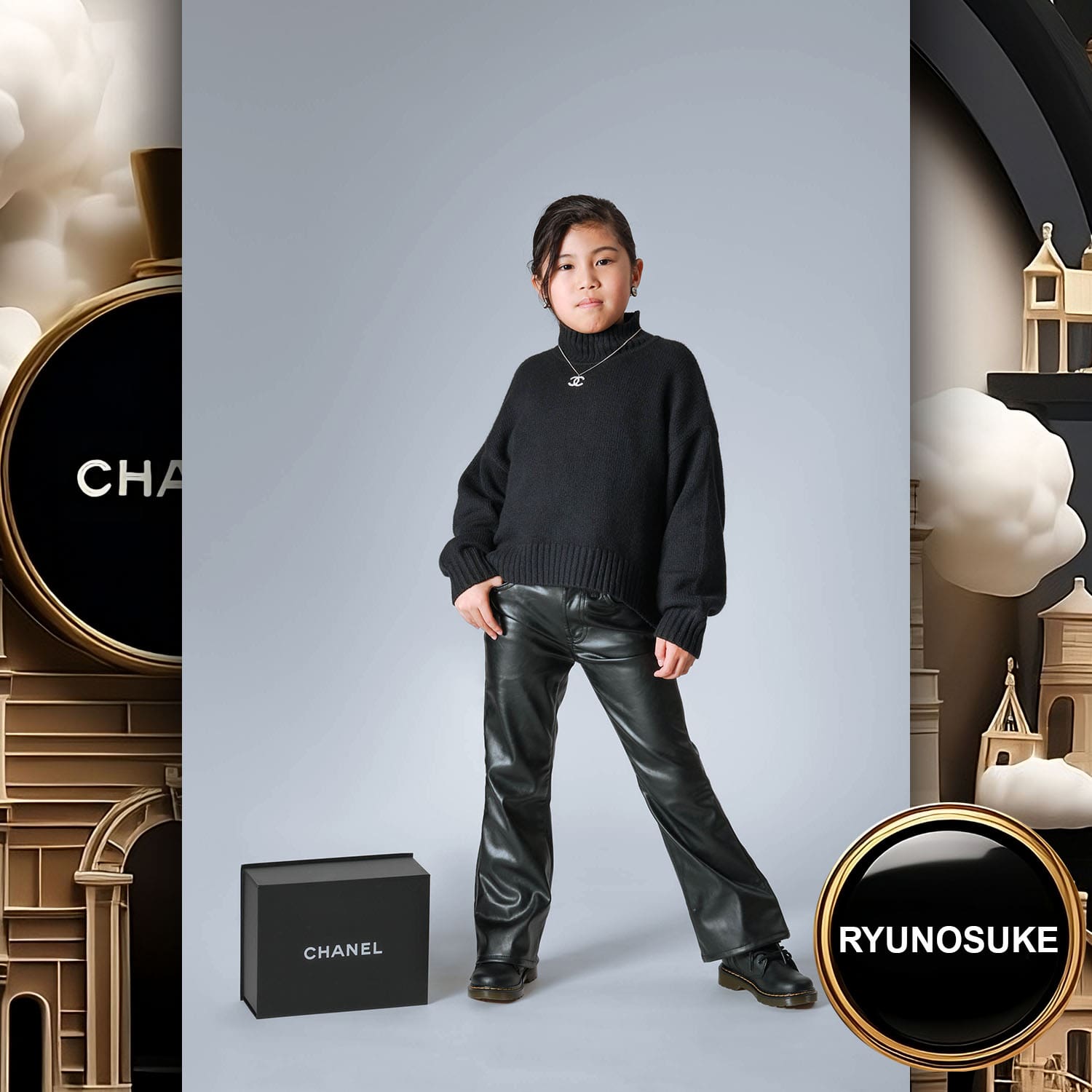 189 Kids Tokei on Runway Magazine World Kids Audition 2023 Chanel